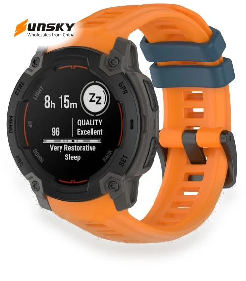 Breathable Silicone Watch Band — Watch Accessories, Garmin