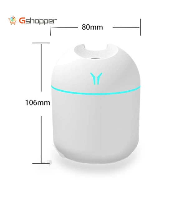 Colorful Night Light Car Humidifier — Air Moisturizers