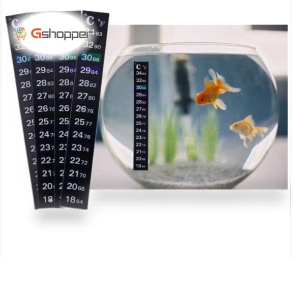 Digital Aquarium Fish Tank Refrigerator Thermometer Sticker — Thermometers