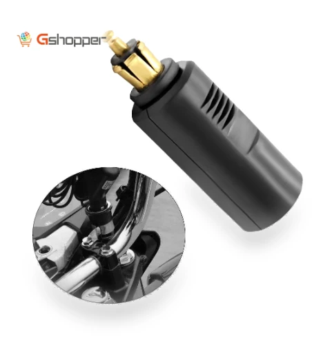 DIN Socket To Cigarette Lighter Converter Adapter — Battery Chargers