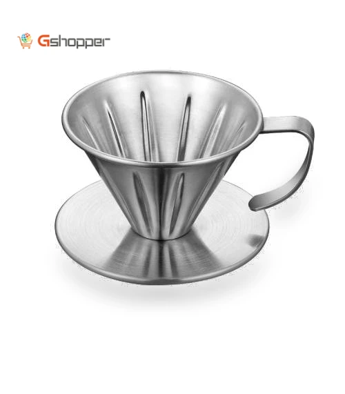 Double-layer Stainless Steel Pour-over Coffee Filter — Permanent