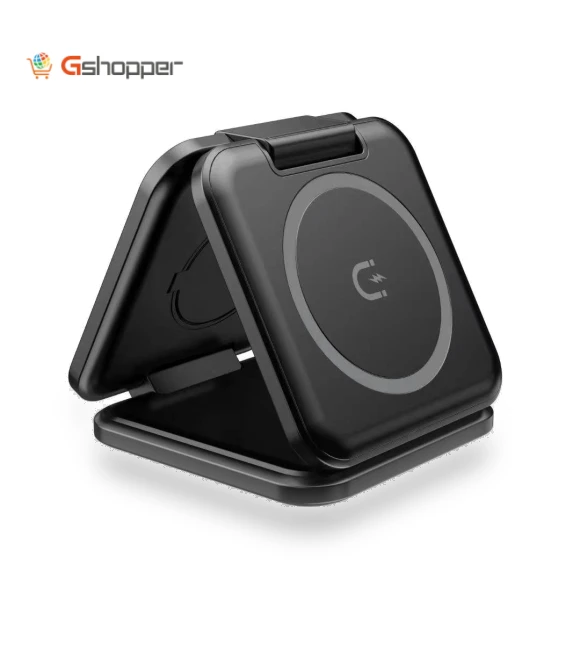 Folding 3-in-1 Wireless Charger — Chargers & Adapters