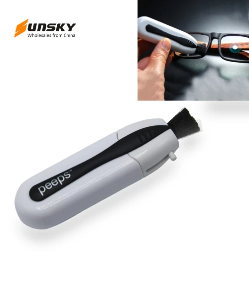 Glasses Cleaner Eyeglass Clean Brush — Cleaning Fluids, Peeps
