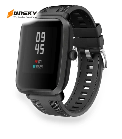 Hybrid Nylon Silicone Watch Band — Watch Straps & Bands, Amazfit