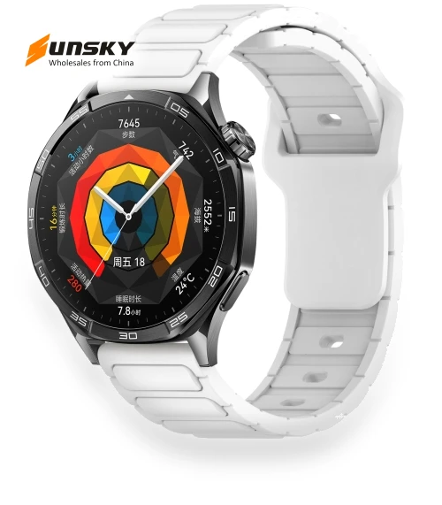 I-Shaped Silicone Watch Band — Smartwatch Straps, Huawei