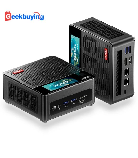 Mini PC with Display, Fingerprint Unlock — Single Board PCs, AOOSTAR