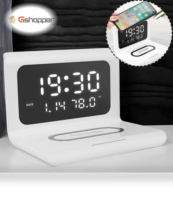 Multifunctional Digital LED Desktop Alarm Clock — Alarms & Clocks