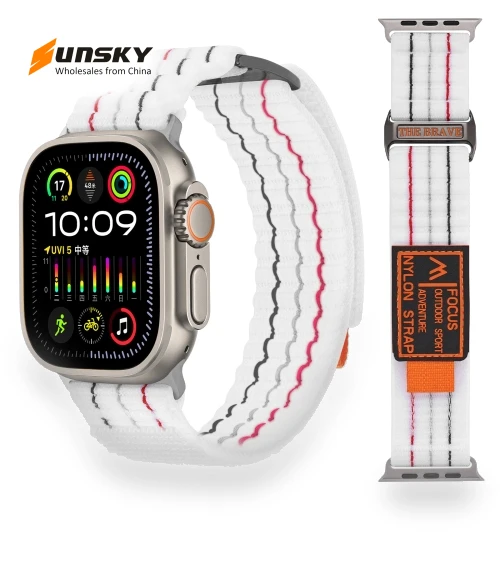 Nylon Hook and Loop Fastener Watch Band — Watch Accessories