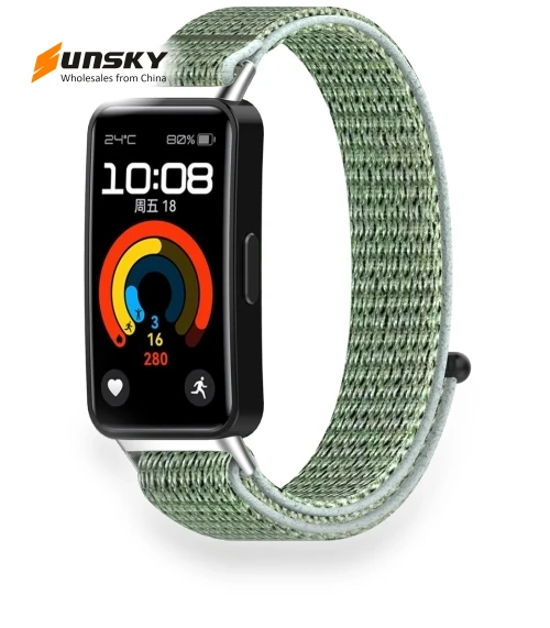 Nylon Loop Hook and Loop Fastener Watch Band — Bands, Huawei