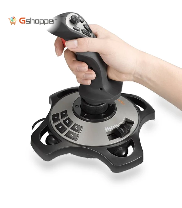 PC Computer Flight Simulator Joystick Gamepad — Flight Simulation Controllers, PXN