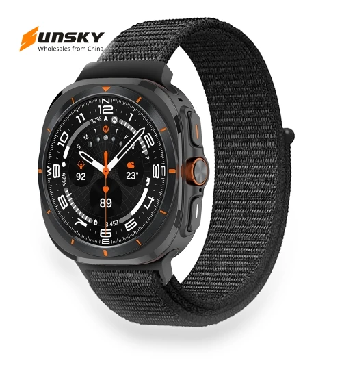 Plastic Connector Nylon Loop Watch Band — Watch Straps & Bands, Samsung