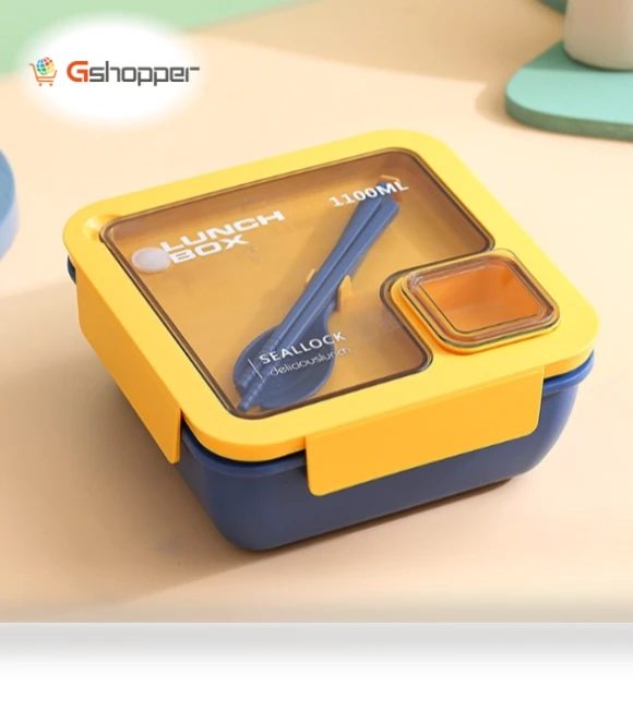 Portable Compartmented Lunch Box — Compact Microwave Ovens