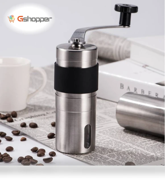 Portable Conical Burr Mill Manual Coffee Bean Grinder — Electric Coffee Grinders