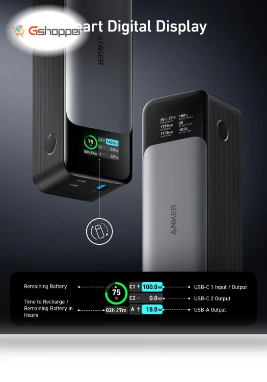 Power Bank with USB-C to Lightning Cable — Mobile Power Solutions, Anker