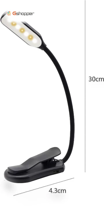 Rechargeable 7 LED Book Light with Touch Switch — Book Lights