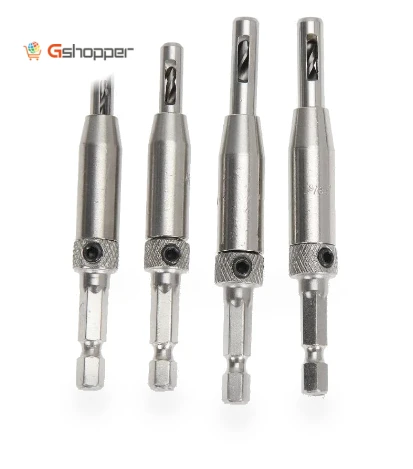 Self Centering Hinge Drill Bit Set — Boring
