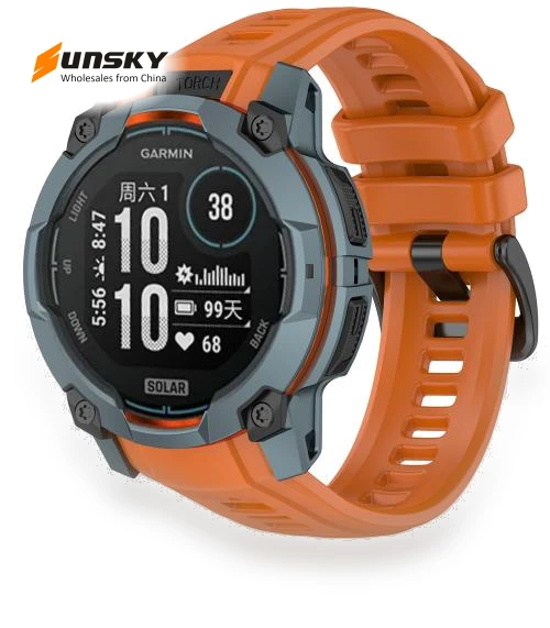 Silicone Breathable Watch Band — Watch Straps & Bands, Garmin
