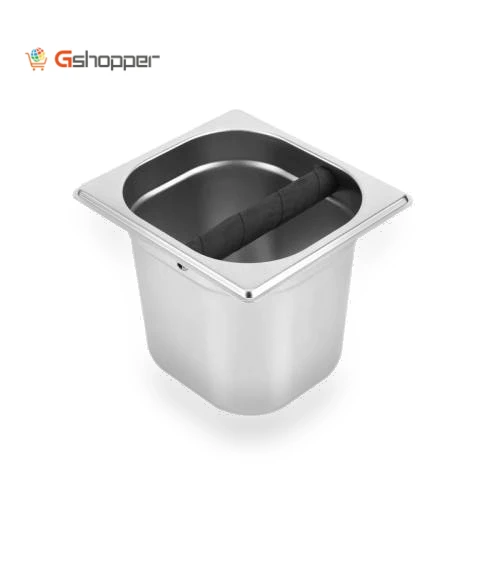 Stainless Steel Coffee Grounds Bucket — Coffee Scoops