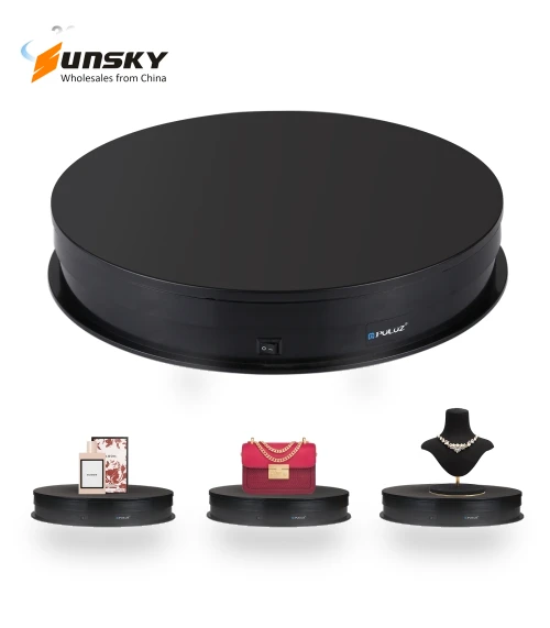 USB Electric Rotating Turntable Display Stand — Turntables, PULUZ
