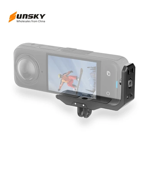 Vertical Horizontal Shooting Quick Release Metal L Bracket — Camera Brackets, PULUZ