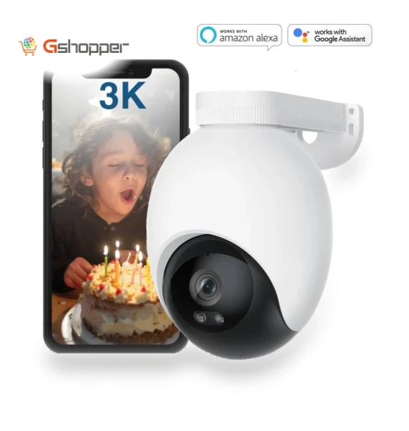 WiFi Plug-in Spotlight Camera — Smart Home Security, IMILAB