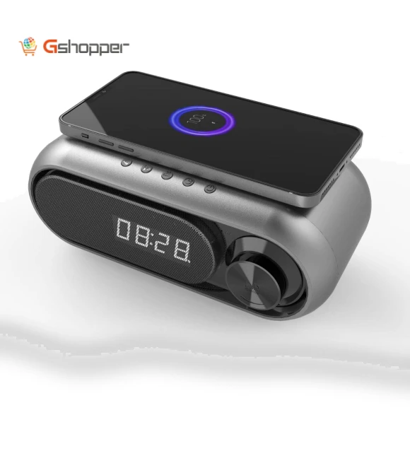 Wireless Charging Speaker Clock — Clock Radios