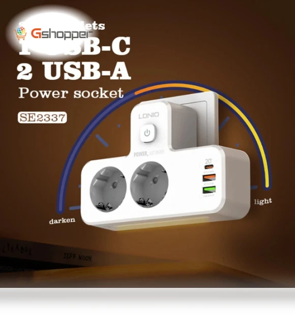 20W 5-Port USB PD Charger — Chargers, LDNIO