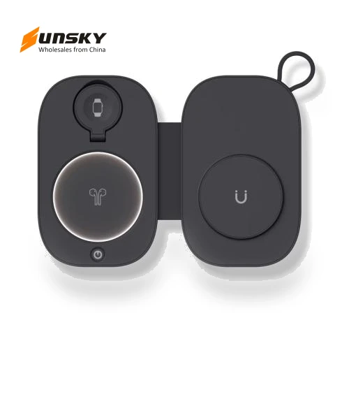 3 In 1 Folding Magnetic Wireless Charger — Chargers & Adapters