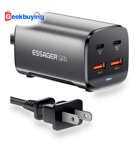 67W GaN Desktop Charger — Chargers & Adapters, ESSAGER