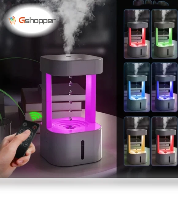 Anti-Gravity Humidifier Droplet Reversing Fogging Aromatherapy Diffuser — Air Moisturizers