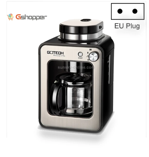Automatic Grinding All-in-One Commercial Freshly Ground Drip Coffee Maker — Electric Blade Coffee Grinders
