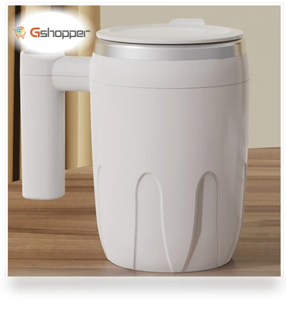 Automatic Stainless Steel Stirring Mug — Drink Stirrers