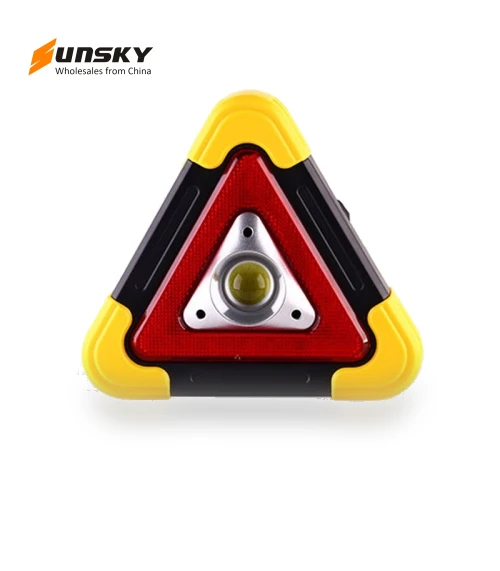 Car Traffic Warning Sign Vehicle Reflective Tripod Emergency Light — Vehicle Safety Signals