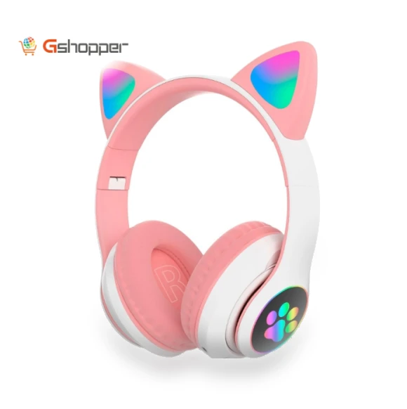 Colorful Cat Ear Headphone — Over-Ear Headphones