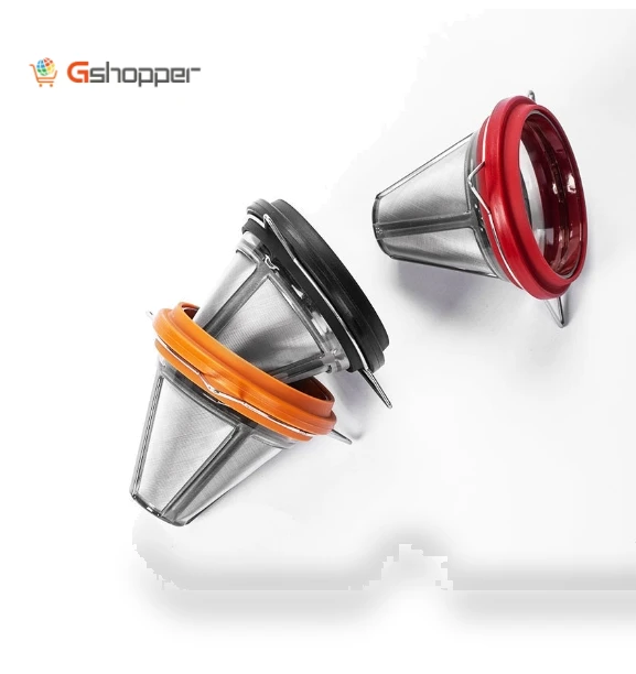 Cone Shaped Pour Over Coffee Dripper — Manual Brew Coffee Makers