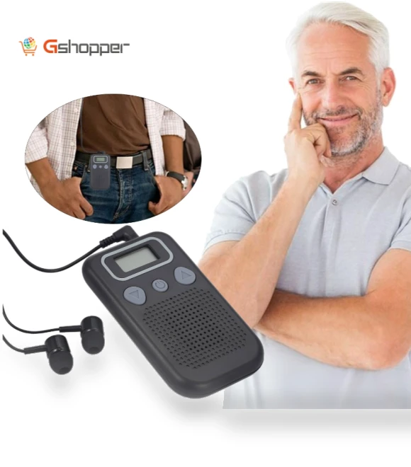 Digital Display Mobile Hearing Aid Sound Amplifier — Hearing Support