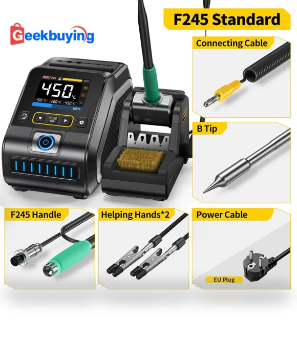 Digital Soldering Iron Station Kit — Stations, FNIRSI