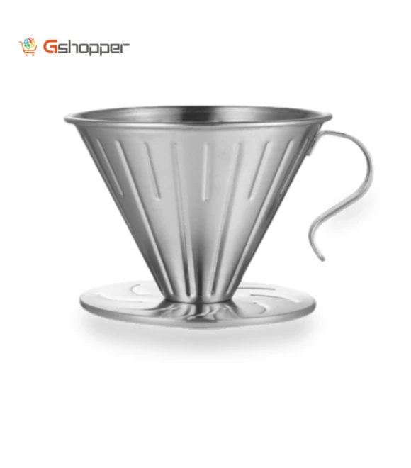 Double-layer Stainless Steel Pour-over Coffee Filter — Permanent