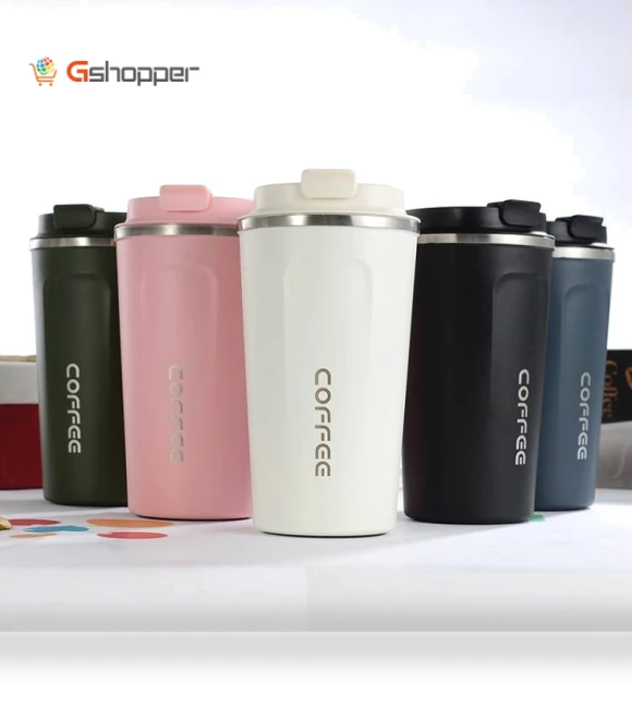 Double Stainless Steel Coffee Mug — Travel Drinkware
