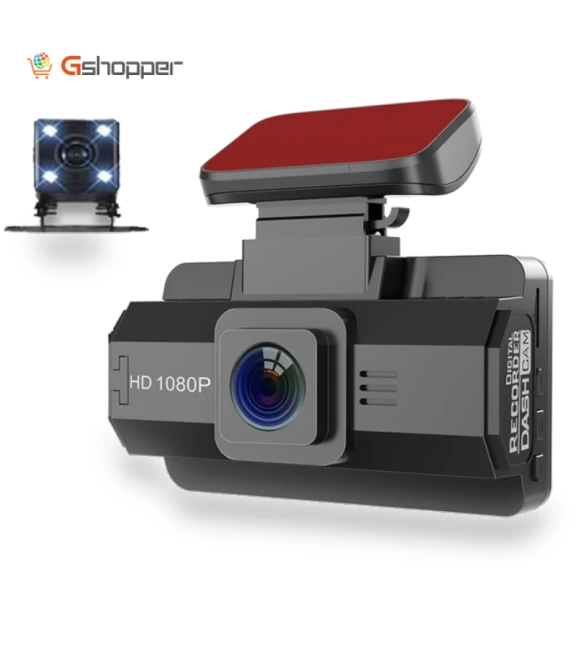 Dual Camera HD Infrared Night Vision Car Recorder — Rearview Cameras for Cars