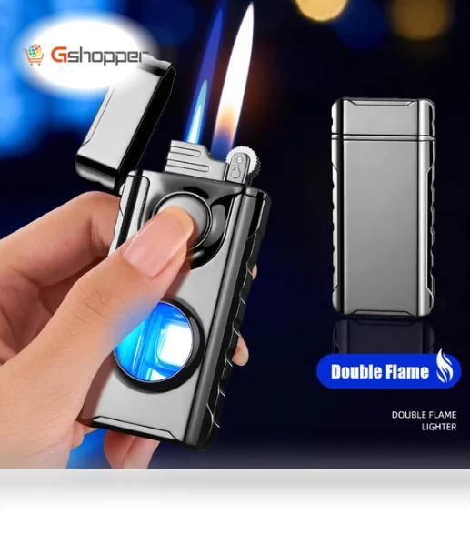 Fashion Double Fire Type Lighter — Lighters