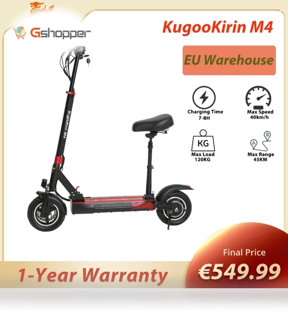 Folding Electric Offroad Scooter — Push Scooters, KUGOO