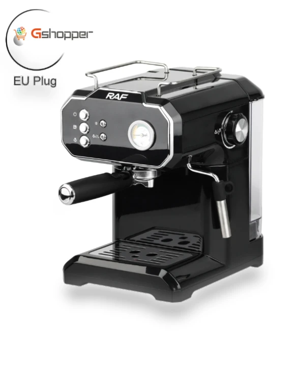 Home Small Semi Automatic High Pressure Steam Milk Foaming Coffee Machine — Semi-Automatic Espresso Machines, RAF