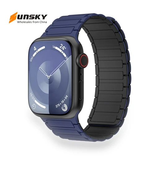Magnetic Loop Silicone Watch Band — Watch Accessories