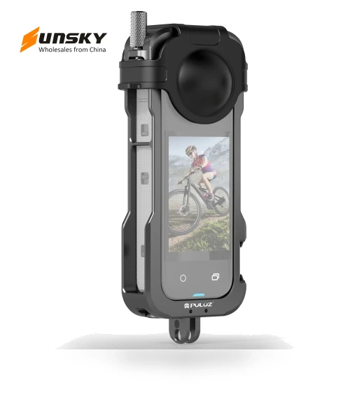 Metal Protective Cage Rig Housing Frame with Lens Cover — Camera Brackets, PULUZ