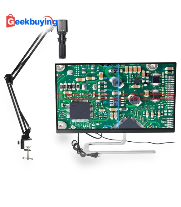 Microscope Camera with Gooseneck Light — Microscopes, HAYEAR