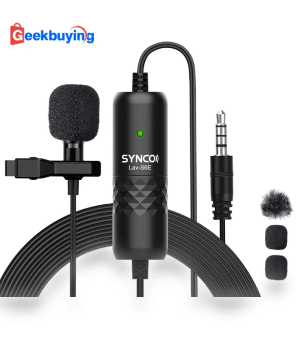 Omnidirectional Recording Lavalier Microphone — Audio Capture Devices, SYNCO