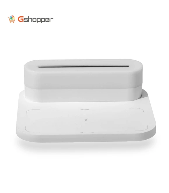 Personalized Business Gift Night Light with Wireless Charging — Book Lights