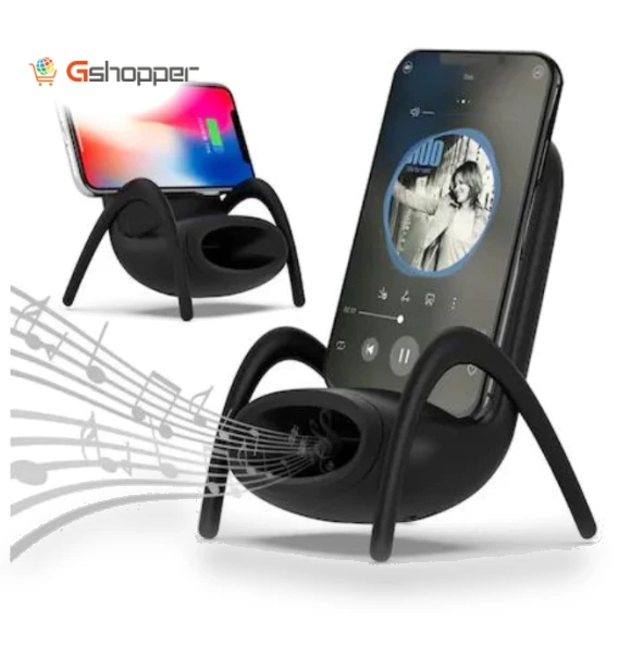 Portable Mini Chair Wireless Charger with Speaker — Portable Audio Solutions