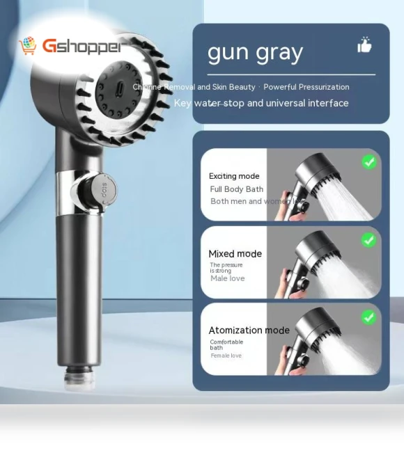 Powerful Supercharged Handheld Showerhead — Handheld, Daispray
